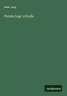 John Lang - Wanderings in India