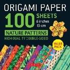 Tuttle Publishing - Origami Paper 100 sheets Nature Patterns 6 inch (15 cm): Instructions for 8 Projects Included