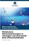 Krishna Rao Dhanekula, Bhanu Prakash Kolla - Molekulare Wechselwirkungen in Lösungen von Acyrlamid - eine Ultraschallstudie