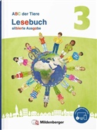 Stefanie Alender, Klaus Kuhn, Sabine Stehr, Sabrina Willwersch, Katrin Kerbusch - ABC der Tiere 3 Neubearbeitung - Lesebuch silbierte Ausgabe