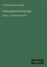 Gotthold Ephraim Lessing - Hamburgische Dramaturgie
