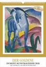 DUMONT - Der Goldener DUMONT-Kunstkalender 2026 - Klassiker seit 60 Jahren - Limitierter A3-Wandkalender 30 x 42 cm mit Meisterwerken & Kunstdrucken