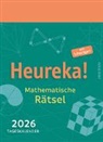 Heinrich Hemme - Heureka! Mathematische R&auml;tsel 2026: Tageskalender mit L&ouml;sungen
