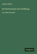Adalbert Stifter - Der Nachsommer; Eine Erzählung in Großdruckschrift