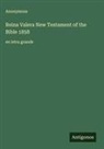 Anonymous - Reina Valera New Testament of the Bible 1858