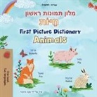 Kidkiddos Books - First Picture Dictionary - Animals (Hebrew English Bilingual Children's Book)