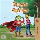 Kidkiddos Books, Liz Shmuilov - Being a Superhero (Haitian Creole Children's Book)