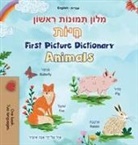 Kidkiddos Books - First Picture Dictionary - Animals (Hebrew English Bilingual Children's Book)