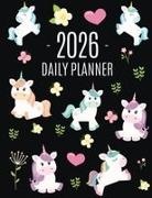 Happy Oak Tree Press - Unicorn Daily Planner 2026