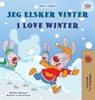 Shelley Admont, Kidkiddos Books - I Love Winter (Norwegian English Bilingual Book for Kids)