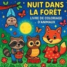 Chris Martin - Nuit dans la forêt - Livre de coloriage d'animaux