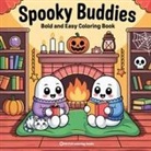 Revive Coloring Books - Bold & Easy Spooky Buddies Coloring Book