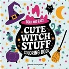 Revive Coloring Books - Bold & Easy Cute Witch Stuff Coloring Book