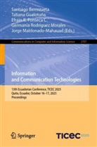 Santiago Berrezueta, Efrain R. Fonseca C., Tatiana Gualotuña, Jorge Maldonado-Mahauad, Efrain R Fonseca C et al, Germania Rodriguez Morales - Information and Communication Technologies