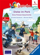 Annette Neubauer, Michael Böhm - Leserabe 1. Lesestufe Kurz und leicht - Diebe im Park - Eine Polizei-Geschichte