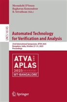 Meenakshi D´Souza, Raghavan Komondoor, B Srivathsan, B. Srivathsan - Automated Technology for Verification and Analysis