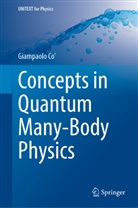 Giampaolo Co' - Concepts in Quantum Many-Body Physics
