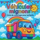Chris Martin - Véhicules mignons - Livre de coloriage pour enfants