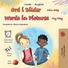 Kidkiddos Books - Words in Pictures - My Day (Norwegian English Bilingual Children's Book)