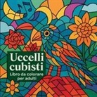 Soso Kiki - Uccelli cubisti - Libro da colorare per adulti