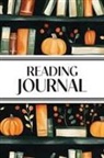 Revive Stationery - Reading Journal (Watercolor Pumpkins & Leaves in Bookshelves)
