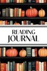 Revive Stationery - Reading Journal (Watercolor Pumpkins in Bookshelves)