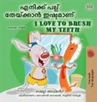 Shelley Admont, Kidkiddos Books - I Love to Brush My Teeth (Malayalam English Bilingual Book for Kids)