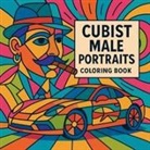 Soso Kiki - Cubist Male Portraits - Coloring Book