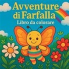 Chris Martin - Avventure di Farfalla - Libro da colorare