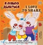 Shelley Admont, Kidkiddos Books - I Love to Share (Russian English Bilingual children's book)