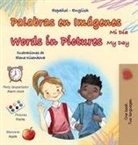 Kidkiddos Books - Words in Pictures - My Day (Spanish English Bilingual Children's Book)
