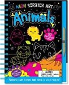 Connie Isaacs, Connie Isaacs, Bethany Carr, Bethany Carr - Neon Scratch Art Animals