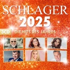Various - Schlager 2025 - die Hits des Jahres, 3 Audio-CD (Hörbuch)