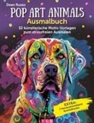 Dean Russo - Pop Art Animals - Ausmalbuch