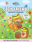 pen2nature, Joanna Little - Cozy Friends: Wohlfühl-Malblock Cozy Coloring | Ausmalen und entspannen