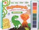 Hanna Schmitz - Fingerstempeln zum Malen und Rätseln. Dinosaurier