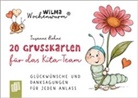 Susanne Bohne - Wilma Wochenwurm - 20 Grußkarten für das Kita-Team