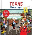 Crackboom! Books, Anne Paradis, Sanaa Legdani - Texas Monsters: A Search and Find Book Hidden Picture Board Book for Kids Ages 3-6 Fun Activity Book about Texas Landmarks