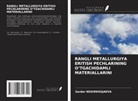 Sardor Nosirkhujaeva - RANGLI METALLURGIYA ERITISH PECHLARINING O¿TGACHIDAMLI MATERIALLARINI