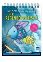 Marcus Pfister, Marcus Pfister, Ullmann Medien Verlag - Mein Kratz- und Malspaß - Der Regenbogenfisch