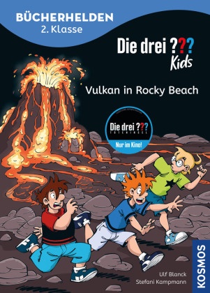 Ulf Blanck, Stefani Kampmann - Die drei ??? Kids, Bücherhelden 2. Klasse, Vulkan in Rocky Beach Gut lesen können - spannende Detektivgeschichten mit Justus, Peter und Bob - Kinderbuch für Erstleser ab 7 Jahren