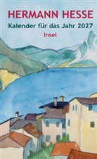 Hermann Hesse, Volker Michels - Insel-Kalender für das Jahr 2027