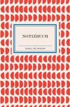 Insel Verlag - Notizbuch Insel-Bücherei »Korallenrote Halbkreise retro«