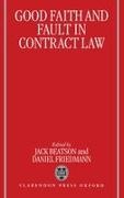 Beatson, Jack Beatson, Daniel Friedman - FAITH FAULT CONTRACT LAW C