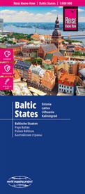 Reise Know-How Landkarte Baltikum | Baltic States (1:600.000): Estland, Lettland, Litauen und Region Kaliningrad
