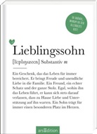 Lieblingssohn (Substantiv, m)