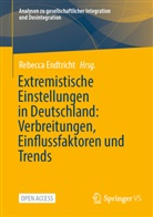Rebecca Endtricht - Extremistische Einstellungen in Deutschland: Verbreitungen, Einflussfaktoren und Trends