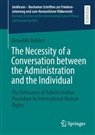 Benedikt Behlert - The Necessity of a Conversation between the Administration and the Individual