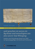 Daniel Pfitzer - "und sprachen sie weren ein Rychstat und entweltigten uns also unsrer Stat Winsperg"