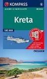 Kompass Karte Kreta, 3 Bl.
